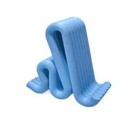 Gcerfby Supporto per telefono da scrivania, angolo di visione stabile regolabile, 9 x 9 x 5,5 cm, supporto per smartphone a forma di onda, supporto per tablet da tavolo, aspetto decorativo, per casa e