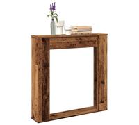 GCHDHAPB Cornice per caminetto in legno antico 100 x 20 x 100 cm in legno ingegnerizzato Accessori per la casa e il giardino Camino e stufa a legna
