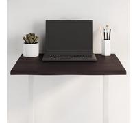 GCHDHAPB Home-Accessori Tavolo,Piani Tavolo,Piano Tavolo Marrone Scuro 60x60x2 cm Legno massello Trattato Rovere Live Edge
