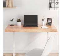 GCHDHAPB Home-Accessori Tavolo,Piani Tavolo,Tavolo Marrone Chiaro 100x40x(2-6) cm Legno Massello Trattato Live Edge
