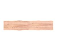 GCHDHAPB Home-Accessori Tavolo,Piani Tavolo,Tavolo Marrone Chiaro 200x40x(2-4) cm Legno Massello Trattato Live Edge