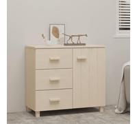 GCHDHAPB Home-Armadi & Storage,Buffet & Credenze,Credenza HAMAR Marrone Miele 90x40x80 cm Legno di pino massello