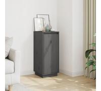 GCHDHAPB Home-Armadietti & Stoccaggio, Buffet & Credenze, Credenza Grigio 31.5x34x75 cm Legno massello di pino