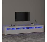 GCHDHAPB Home-Entertainment Centri & Supporti Tv, Mobile TV con Luci LED Bianco 240x35x40 cm