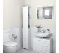GCHDHAPB Home-Furniture Set, Set di mobili da bagno, Mobile da bagno bianco 25x26.5x170 cm legno ingegnerizzato