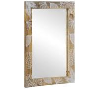 GCHDHAPB Home-Furniture Set, Set di mobili da bagno, Specchio da bagno 50x3x70 cm in legno massello mango