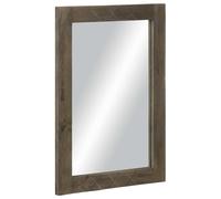 GCHDHAPB Home-Furniture Set, set di mobili da bagno, specchio da bagno grigio 50x3x70 cm legno massello mango