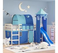 GCHDHAPB Home-Letti & Accessori, Accessori per Telaio Letto e Letto,Tende per Letto a Soppalco con Tunnel e Torre Blu