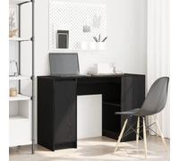 GCHDHAPB Home-Office - Scrivania in legno di rovere nero, 120 x 42 x 76 cm