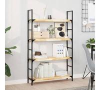 GCHDHAPB Home-Shelving, Mensole da parete e sporgenze, mensole galleggianti 2 pezzi 100 x 20 x 4 cm in legno massello di acacia non trattato