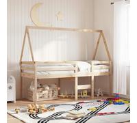 GCHDHAPB Letti e accessori, Letti e strutture letto - Letto alto senza materasso 75 x 190 cm singolo piccolo in legno massello di pino