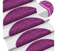 GCHDHAPB Tappetini per scale, 10 pezzi, 65 x 21 x 4 cm, viola per casa e giardino, forniture per la casa e per le scale