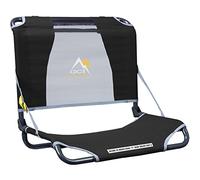 GCI Outdoor Big Comfort - Sedia da stadio con schienale regolabile, colore: Nero