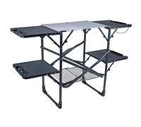 GCI - Slim-Fold Cook Station - Armadio da campeggio 53 x 132 x 82 cm nero