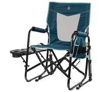 GCI - Stowaway Rocker with Side Table - Sedia da campeggio 61,5 x 61,5 x 98 cm blu