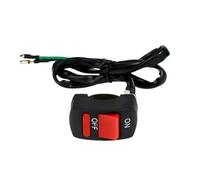 GCLANXI 1/2 pezzi universale interruttore di spegnimento fiamma sul manubrio della motocicletta pulsante ON OFF for moto motore ATV bici(1PC)