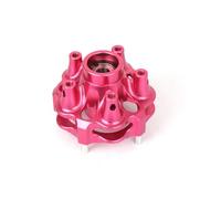 GCLANXI Accessori for moto in alluminio CNC Mozzo ruota freno a disco anteriore for Vespa Primavera Sprint 150 Sprint150 Primavera150(Rose red)
