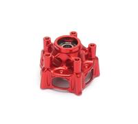 GCLANXI Accessori for motociclette Mozzo ruota anteriore freno a disco in alluminio CNC for Vespa Sprint150 Primavera 150 Accessori Parti ruote forgiate(Red)