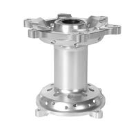 GCLANXI Accessori for motociclette Mozzo ruota anteriore posteriore a 36 fori in alluminio CNC for HONDA CRF250X CRF450 CRF250R CR125 CR250 CRF450R(Silver Rear)