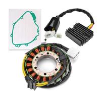 GCLANXI CBR 929 900 Regolatore Raddrizzatore + Bobina Statore con Guarnizione for Honda CBR900RR CBR929RR CBR929 CBR900 RRY/RR1 2000 2001(with Gasket)
