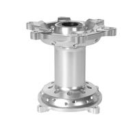 GCLANXI Cerchi anteriori CNC for moto, mozzo ruota posteriore, 36 fori, set completo for HONDA CR125 CR250 2002-2007 CRF250R CRF450R CRF250X CRF450X(Rear Silver)