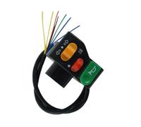 GCLANXI For 1 pz moto 7/8 manubrio clacson indicatori di direzione fascio luminoso testa kill switch 3 in 1 interruttore di alimentazione