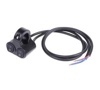 GCLANXI For 1PC in lega di alluminio 12V interruttore di controllo del manubrio della motocicletta doppio pulsante di controllo interruttore dell'altoparlante del lampeggiatore del faro 2 scelta(A1)