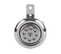 GCLANXI For accessori for motori Clacson universale for moto 105 dB forte 12 V 85 mm con copertura cromata a nido d'ape Clacson for moto