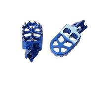 GCLANXI for CRF1000L Africa Twin Pedane CRF1100L CRF 1000L 1100L Africa Twin Adventure CR 125 250 Pedane Piede Passo Resto poggiapiedi in Alluminio(Blue)