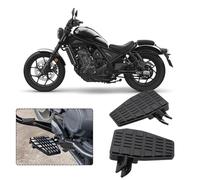 GCLANXI for Honda CMX1100 REBEL1100 CMX 1100 Rebel 1100 2021 2022 2023 Accessori Billet Larga Pedane Pedali Poggiapiedi Ingrandire Poggiapiedi(Black)