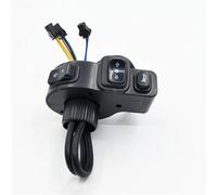 GCLANXI For interruttore for moto 3 in 1, bici elettrica, scooter, ATV, quad, luce, indicatore di direzione, clacson, pulsante ON/OFF for manubri da 22 mm di diametro, moto