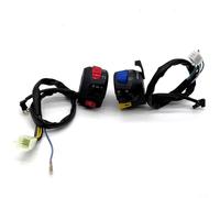 GCLANXI For interruttori for moto da 22 mm, pulsante clacson, indicatore di direzione, luce elettrica, accensione, spegnimento, interruttore del controller del manubrio EN125(1 pair)