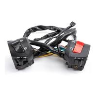 GCLANXI For manubrio moto da 7/8" 22 mm, interruttori sinistro e destro, clacson, indicatori di direzione, fari, avviamento elettrico, interruttore di controllo del manubrio