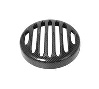 GCLANXI Griglia di protezione for fari moto, griglia for fari a taglio basso, nera/rossa for Honda Rebel CMX 300 2017-2019(Carbon Fiber)