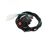 GCLANXI Interruttore di avviamento e spegnimento for motocicletta Pulsante clacson NO/OFF Convertitore elettrico comunemente aperto for Yamaha ATV UTV KTM Honda Kawasaki ecc.(Red)