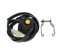 GCLANXI Interruttore di avvio e arresto moto NO/OFF Pulsante clacson Convertitore elettrico comunemente aperto for Yamaha for KTM for Honda for Kawasaki ATV UTV ecc.(Yellow)