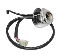 GCLANXI Interruttore di controllo degli indicatori di direzione for manubrio cromato da 1" for motocicletta for Harley XL883 1200 Sportster 1996-2012 2011 2010 2009