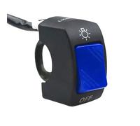 GCLANXI Interruttore ON/OFF for motocicletta da 12 V, interruttore fari di seconda linea, connettore for interruttore manubrio for accessorio for scooter e motocicletta(Blue)