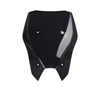 GCLANXI Moto Acrilico Parabrezza Parabrezza Fumo Nero Trasparente Accessori Dello Schermo for Kawasaki Z900 SE Z 900 2025(Black)