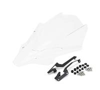 GCLANXI Moto Parabrezza Parabrezza Schermo Anteriore for Yamaha MT-07 MT 07 MT07 Mt07 Accessori Trasparente/Fumo Nero(Transparent)