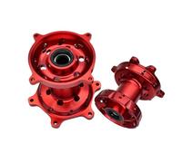 GCLANXI Mozzo ruota anteriore posteriore CNC da 36 fori for motocicletta for HONDA CR125 CR250 2002-2007 CRF250R CRF450R CRF450X CRF250X 2002 2012 2013 2017(Red 2 set)