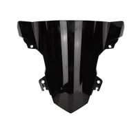 GCLANXI Parabrezza nero trasparente for BMW S1000RR 2015-2018 Parabrezza antivento a doppia bolla S1000 Deflettore del vento Accessori moto(Black)