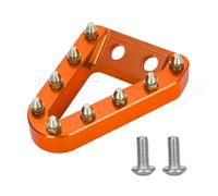 GCLANXI Pedale del Freno Posteriore Passo Piastra Punta for KTM SX SXF EXC EXCF XCW XCFW XC XCF for Husqvarna 125 150 250 350 450 2016-2023 2020(Orange)