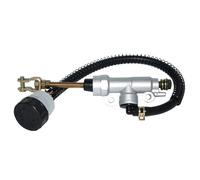 GCLANXI Pompa Freno Posteriore for Moto da 10 mm, for Honda CR80 CR85 CR125 CR250 CR500 87-07, ATV, Dirt Pit Bike(Silver)