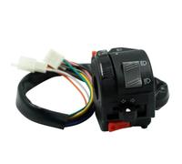 GCLANXI Pulsante interruttore di controllo manubrio sinistro da 7/8" 22 mm for faro fendinebbia for moto, indicatore di direzione for HONDA YAMAHA RXK125 YBR 125 SUZUKI
