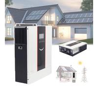 GCLCPAEN Inverter A Onda Sinusoidale Pura,Inverter Fotovoltaico,da 48V CC A 220V,6,2Kw-10,2Kw,Regolatore Mppt Integrato da 120-160A,con Display LCD E Spia Luminosa,Controllo Tramite App,6.2Kw