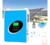 GCLCPAEN Inverter Solare Domestico,3,3Kw-6,3Kw,24V/48V CC A 220-240V Ca,con Modulo Wi-Fi,3 modalità di Funzionamento,Supporta La modalità Senza Batteria,3 Metodi di Ricarica,Wi-Fi/Gprs,3.3KW