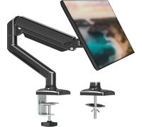 GCLCPAEN Supporto per Monitor Completamente Regolabile,per Schermi da 13 A 32",Vesa 75x75/100x100,19,8Lbs,Morsetto/Passacavo A C,Facile da Montare,Altezza Regolabile 16,9",Rotazione A 360°