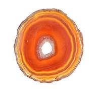 Gcljlmy 80-100 mm Disco di agata irregolare con foro, sottobicchiere, quarzo di cristallo, regali di Natale/Capodanno per amici dei membri della famiglia