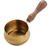 Gcljlmy Accessori da forno, bicchiere per salsa, design guida aquila, manico in legno, multiuso, facile da pulire, misurino, cucchiaino da caffè per riso (60 ml)